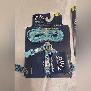 Youly the beach bum Tropical Cat Harness and Leash Set (S/M)